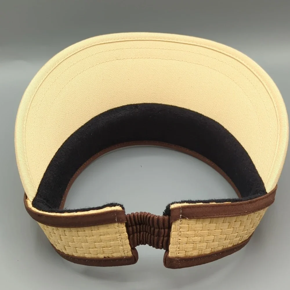 Goorin Bros Women's Paper Straw Visor Hat Natural/Brown One Size